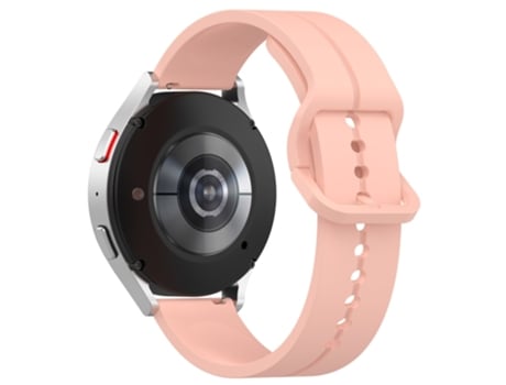 Correa de Silicona 20mm para Samsung Galaxy Watch 5/Huawei Watch GT3 42mm - color rosa pálido