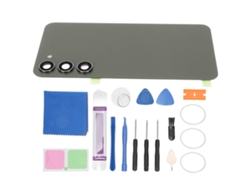 Kit De Vidrio De Tapa Posterior Del Teléfono Con Placa De Presión Para Samsung Galaxy S23 Plus Verde