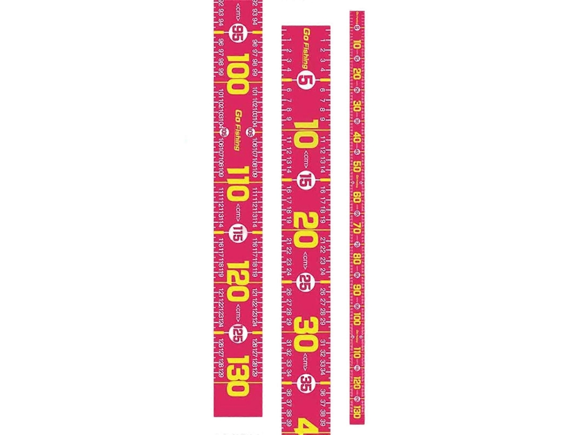 Cinta métrica adhesiva para pesca, 130 cm, herramienta esencial para pescadores. Rosewell (51 pulgadas)