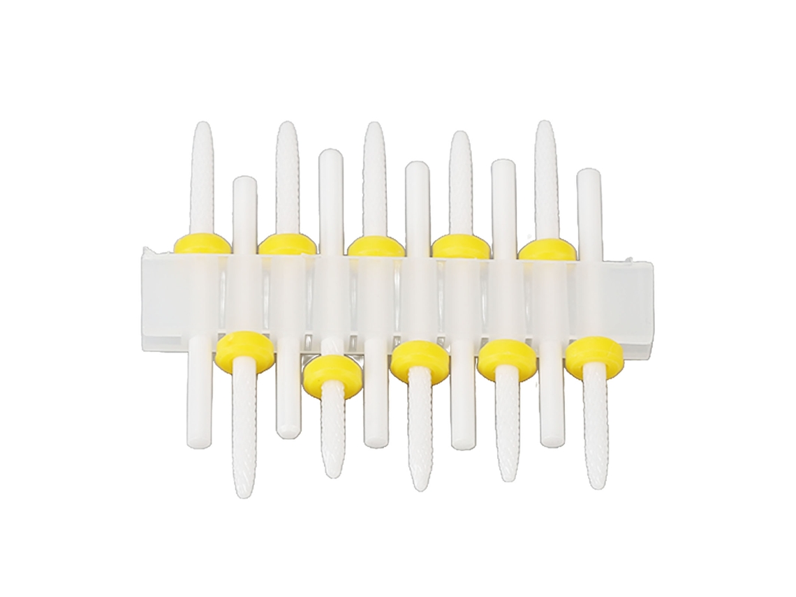 10 Brocas De Cerámica Para Uñas Para Eliminar Cutículas, Esmalte Y Piel Muerta - Para Uso En Salones De Belleza Y En Casa.