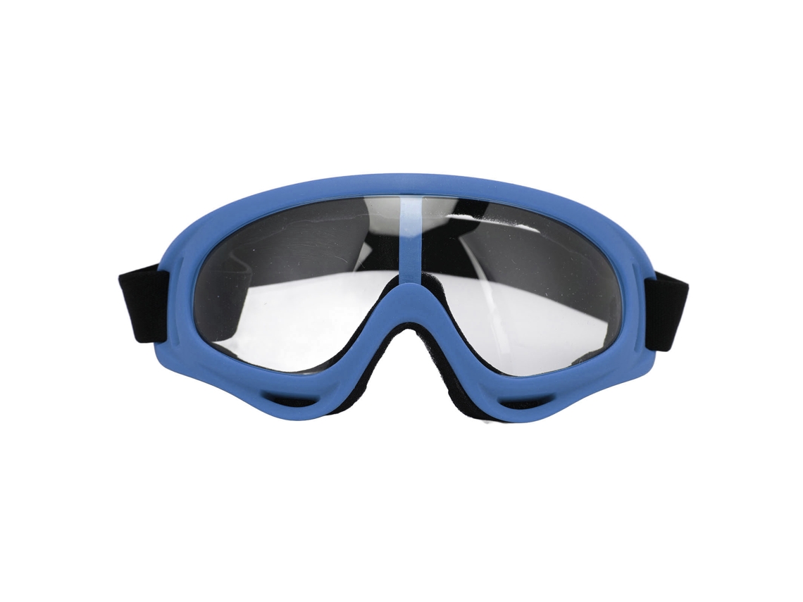 2026-gafas De Esquí Con Lentes Transparentes Pc, Protección Uv, Antiviento Y Cinta Ajustable Para Hombres Y Mujeres, Marco Azul Oscuro