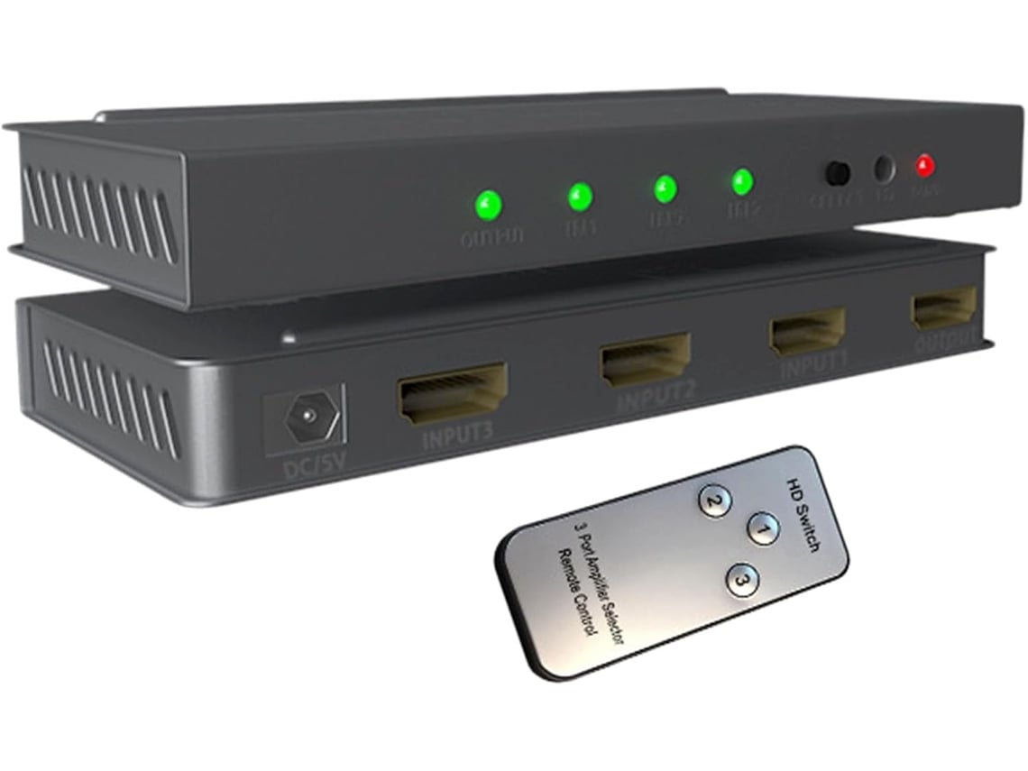 El Divisor De Vídeo De 3 Vías Admite Resolución 4k A 60 Hz Uhd Y Su Instalación Es Plug-and-play.