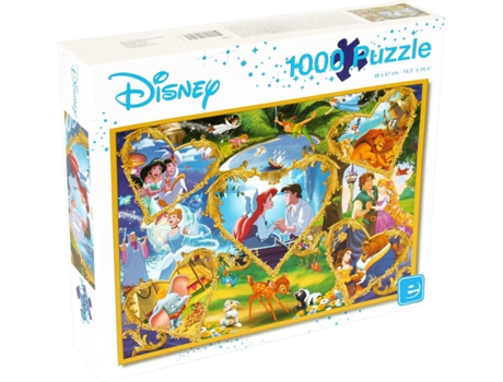 Puzzle Disney 1000Pcs Corações de Oro