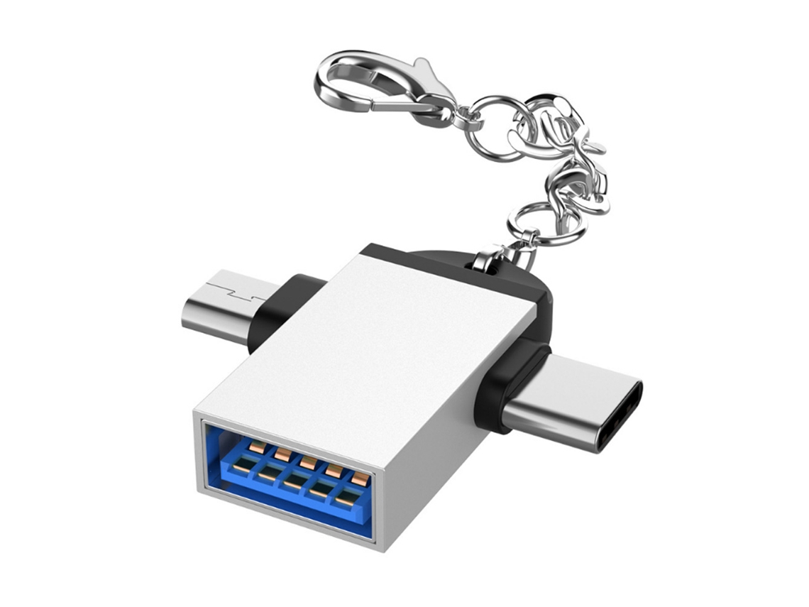 Convertidor OTG EOOCOO (USB 3.0 a Micro USB y función 2 en 1)