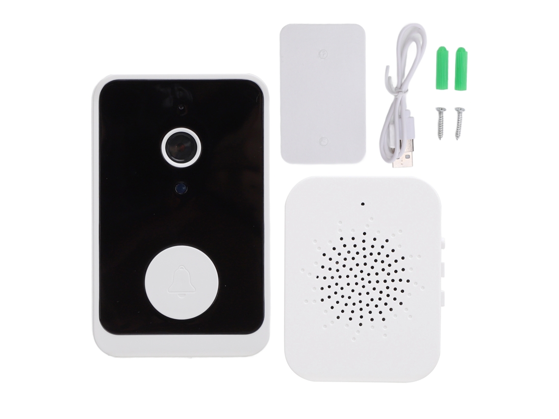 Timbre inteligente con cámara y video inalámbricos, intercomunicador con cámara para puerta inteligente
