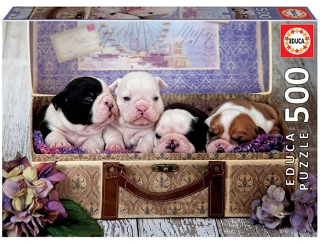 Puzzle EDUCA 500 Cachorros (Edad Mínima: 12 Años - 500 Piezas)