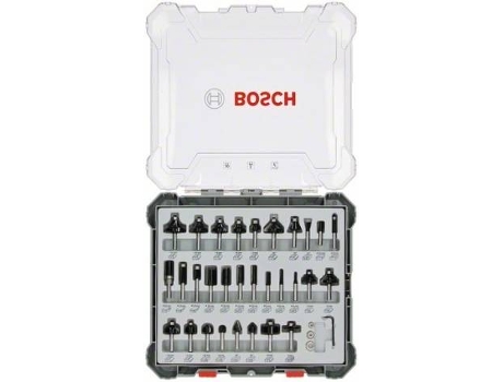 Fresas BOSCH - 30 Piezas - Vástago de 8 Mm