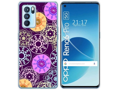 Carcasa Oppo Reno 6 Pro 5G TUMUNDOSMARTPHONE Dibujos