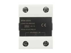 Relé De Estado Sólido 24-480vac Para Automatización Industrial Brm-25va 40a