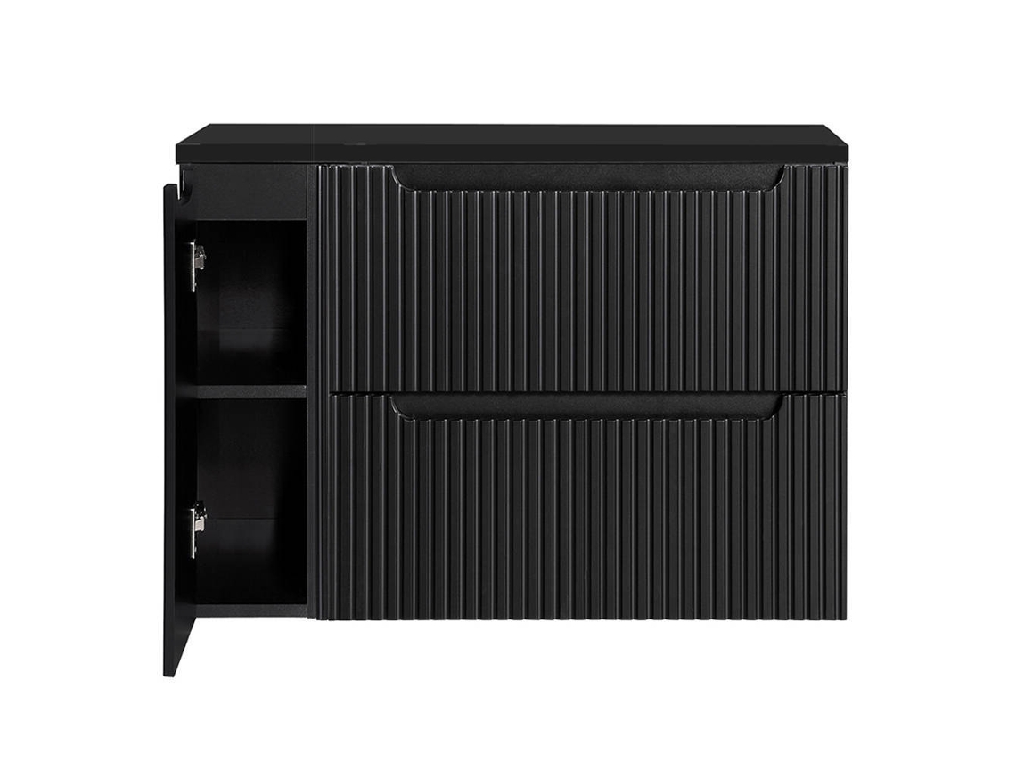 Mueble de baño bajo lavabo Newport 100x60x40 cm - Negro