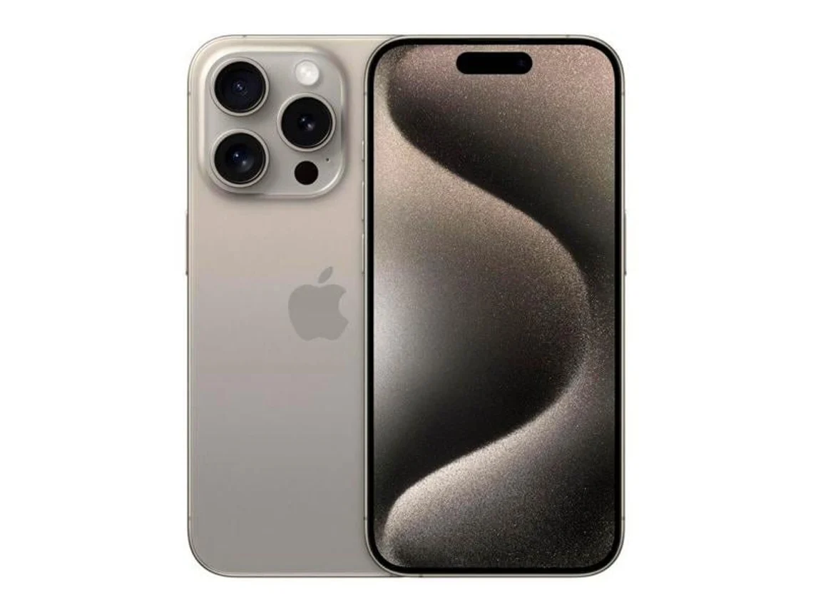 APPLE Smartphone Iphone 15 Pro Max Reacondicionado Como Nuevo 8 Gb 256 Gb Titanio Natural (Reacondicionado Como Nuevo)
