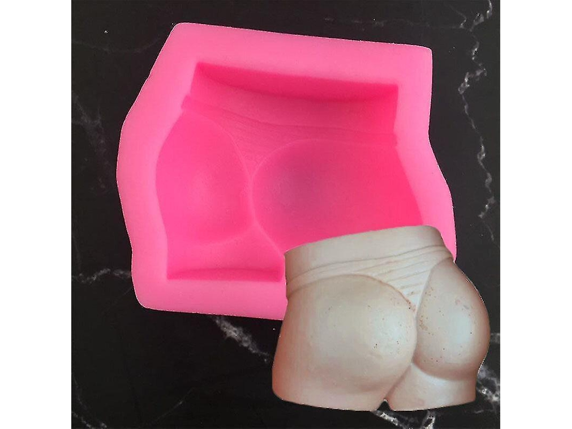 Moldes Para Cuencos O Yeso Aromático, Forma De Cadera, 2 Piezas