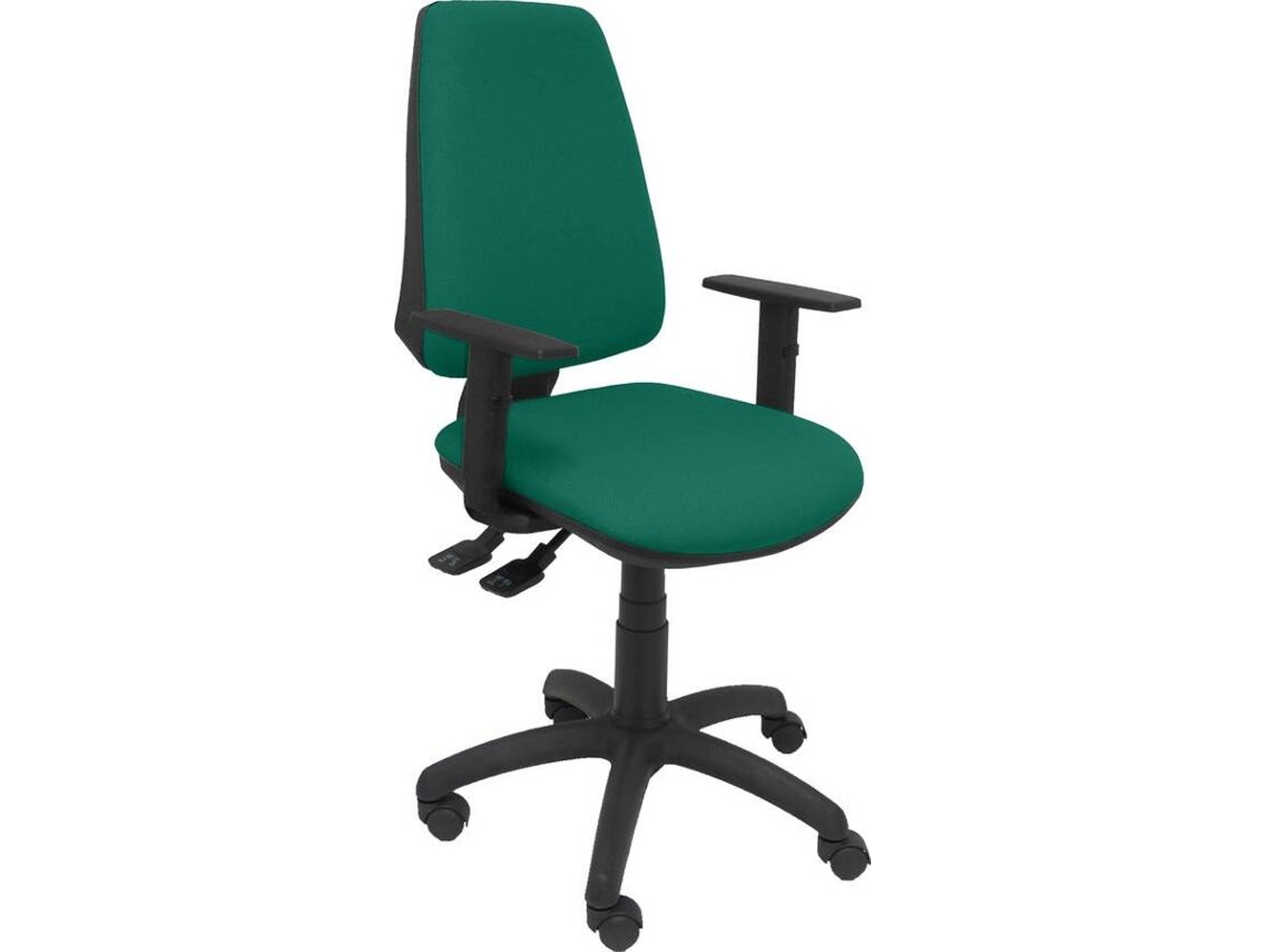 Silla de Escritorio Operativa PYC Elche S Verde BA (Brazos Ajustables - Tejido)
