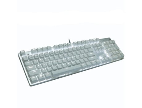 Teclado Gaming SLOWMOOSE 104 (Mecánico - Inglés - Blanco)