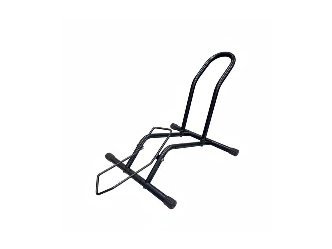 Relaxdays Suporte De Chão Para 1 Bicicleta, 16–29'', Pneu ≤10,5 Cm, Roda Dianteira/traseira, Preto