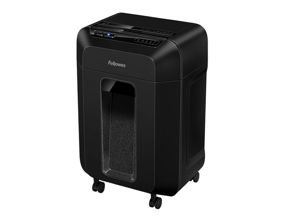 Destrutora Minicorte FELLOWES Automax 800M 80 Folhas Cesto de 17 L Destrói Agrafos Clipes de Papel e Cartões de Crédito
