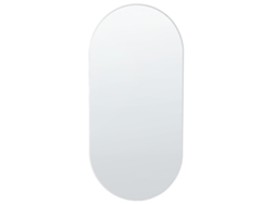 Espejo BELIANI Alfortville de Vidrio Plateado 40x0.5x80