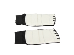 Protectores de pies para karate, taekwondo, boxeo, kickboxing, entrenamiento y competición (par mediano)