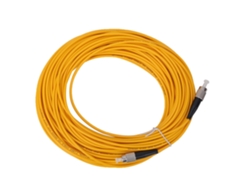 Cable De Fibra Óptica Monomodo 20m Fc/upc A Fc/upc Color Amarillo
