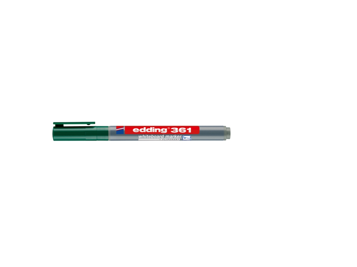 Marcador Para Pizarra EDDING  361 Tinta de punta de 1 mm (Verde)