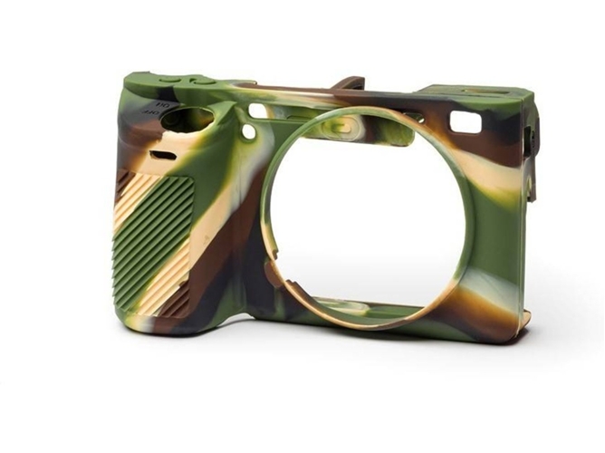 Funda silicona EASYCOVER Sony A6500 Camuflaje
