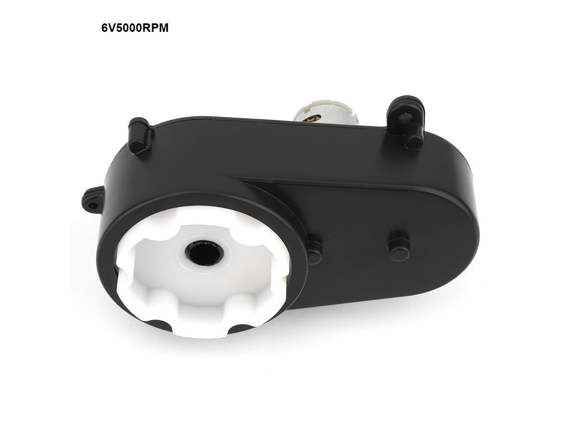 Caja De Dirección Eléctrica Para Coche Infantil Rs390 6v 5000rpm