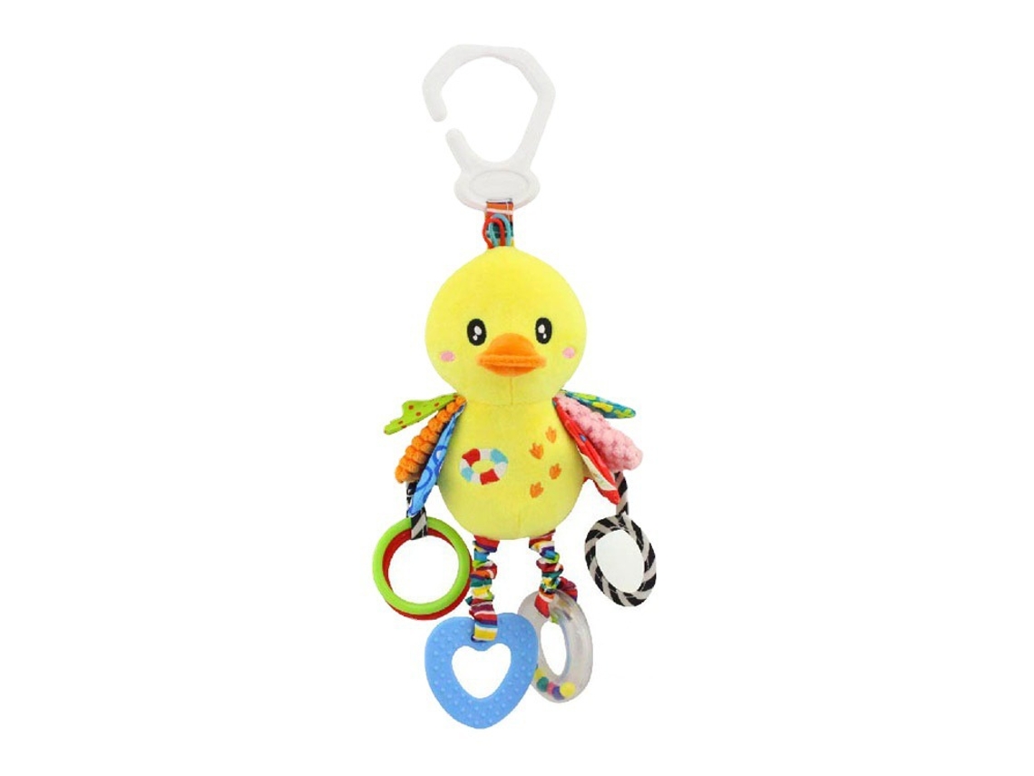 (colgante En Forma De Pato) Juguete Sonajero De Animales Colorido Para La Comodidad De Los Niños.