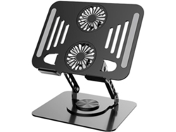 Soporte Robusto De Aluminio Para Portátil Con Rotación De 360 Grados.