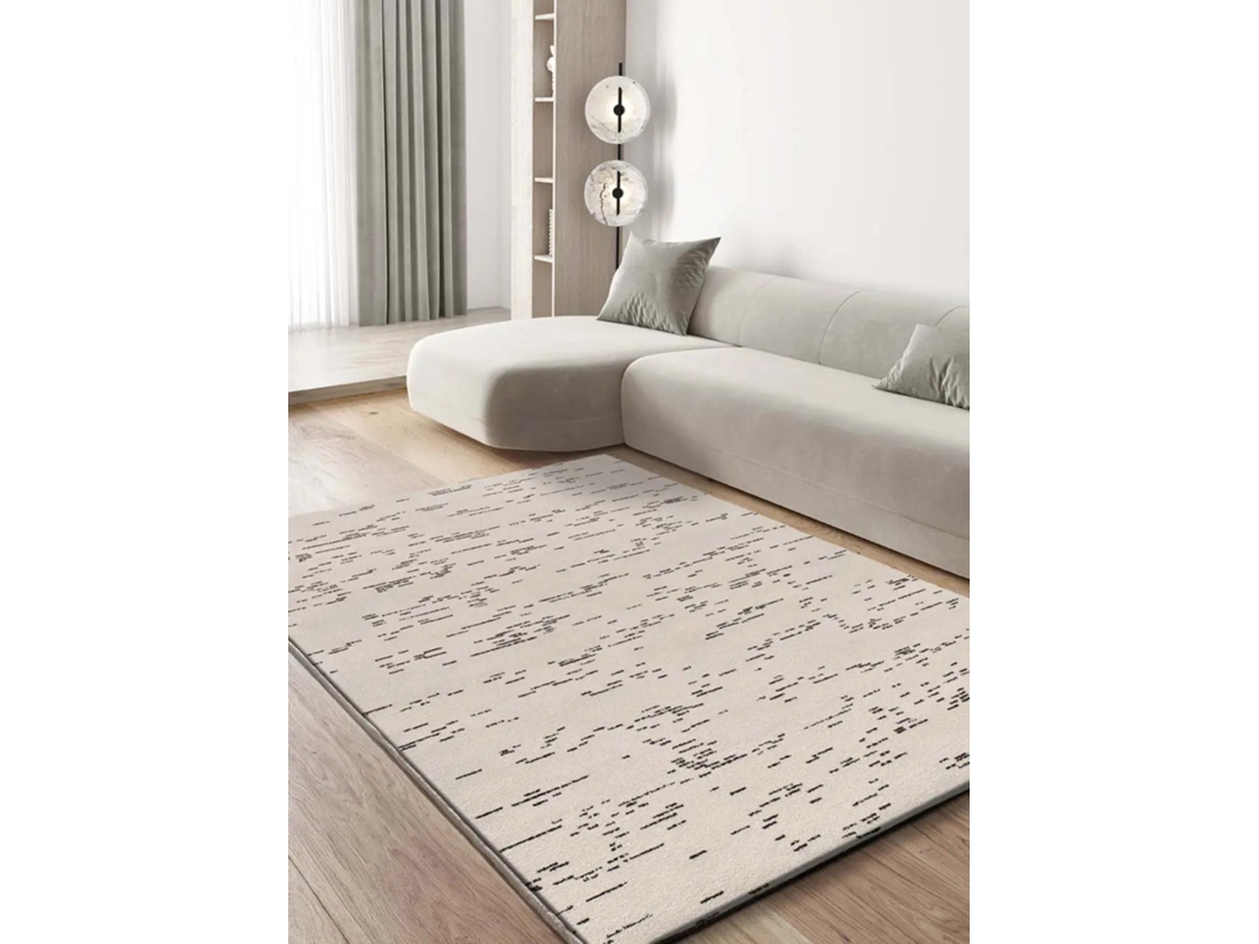 Alfombra Interior Geométrico - Atticgo - Retro Blanco 160x230 Cm