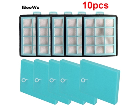 piezas * filtro 5 piezas * filtros Hepa de algodón de esponja para Philips Fc8760 Fc8761 Fc8764 Fc8766 Fc8767 piezas de filtros Hepa para aspiradora