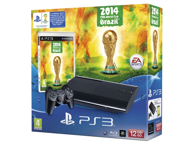 CONS PS3 12GB + FIFA WORLDCUP