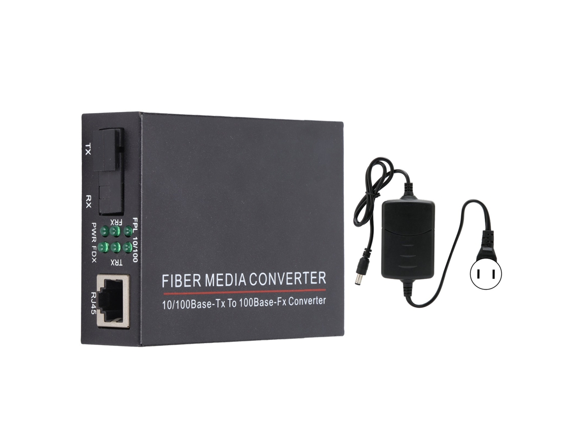 Transceptor De Fibra Óptica Tbc-mc3312es20a 100m Monomodo 20km Sc 1310nm Convertidor De Medios Ópticos