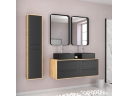 Muebles de Baño + 2 Bacias + Columna + Espejos AURLANE (150 x 120 x 53)