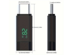 Adaptador USB C macho-hembra para carga y datos Tadvyyvayotoy