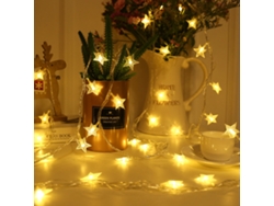 Guirnalda De Luces A Pilas Con Mando A Distancia Para Navidad, Fiestas, Acampadas Y Uso Decorativo.