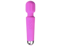 Vibrador Portátil 20 Modos Vibración Fuerte Masajeador Silencioso Púrpura Czhhmart