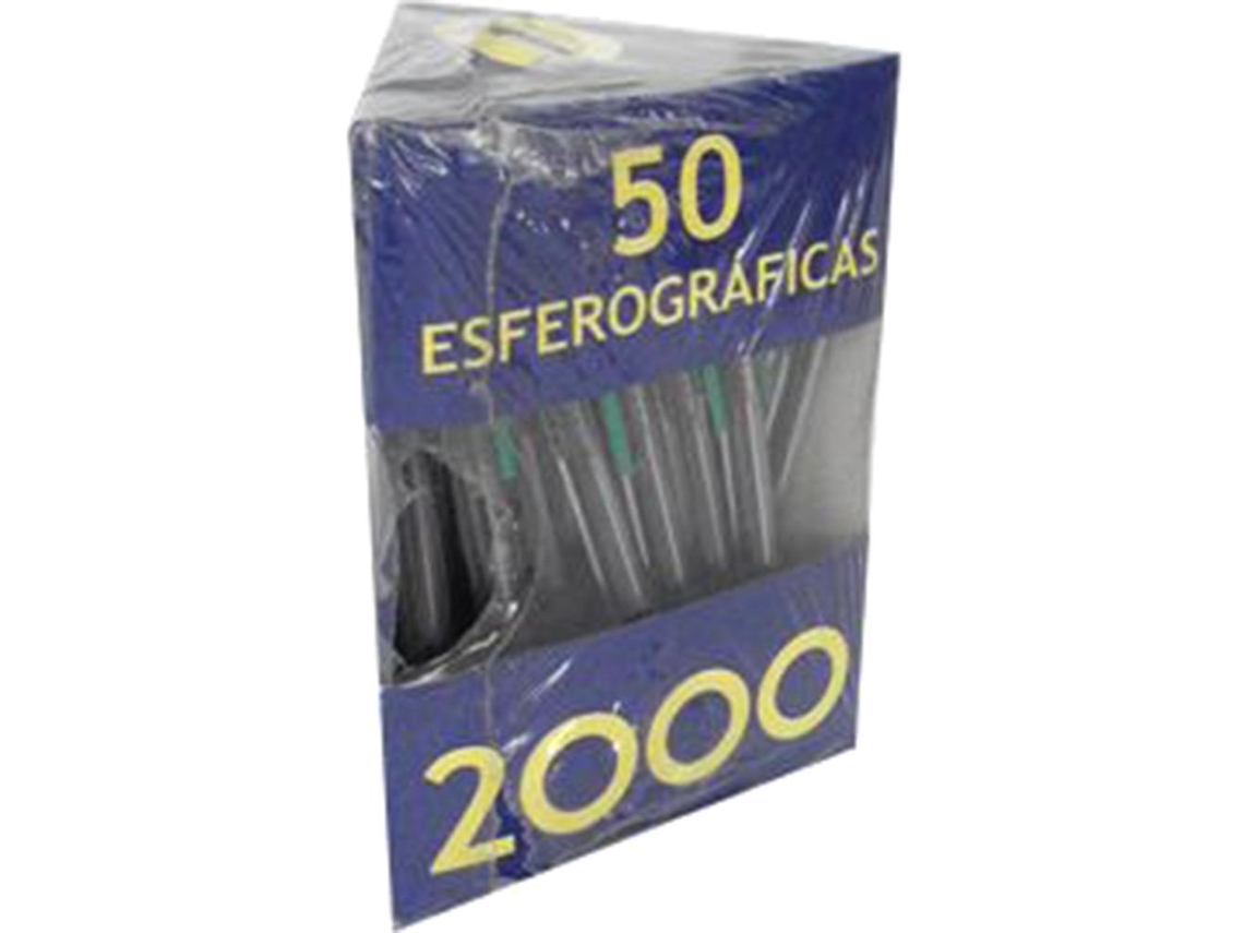 Esferografica Cristal 2000 Verde 1unVenda Multiplos: 50 unid.