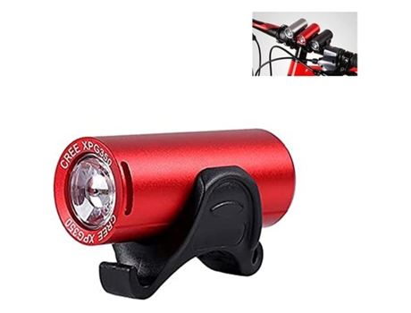 Luces de bicicleta Juego de luces de bicicleta de montaña Mini luz de ciclismo delantera Usb recargable Luz de bicicleta trasera Mtb-Rojo ENZONS