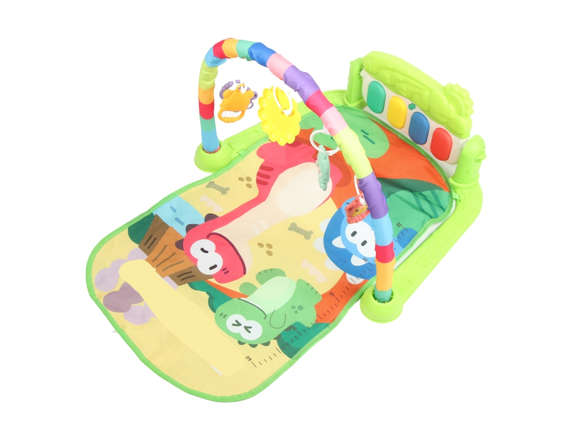 Ats-colchón De Juego Para Bebés Con Piano Musical, Gimnasio Infantil Con Patsrón De Parque De Dinosaurios, Actividad Para Bebés Y Niños Pequeños