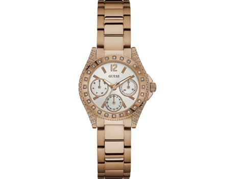 Reloj GUESS Mujer (Acero Inoxidable - Rosa)