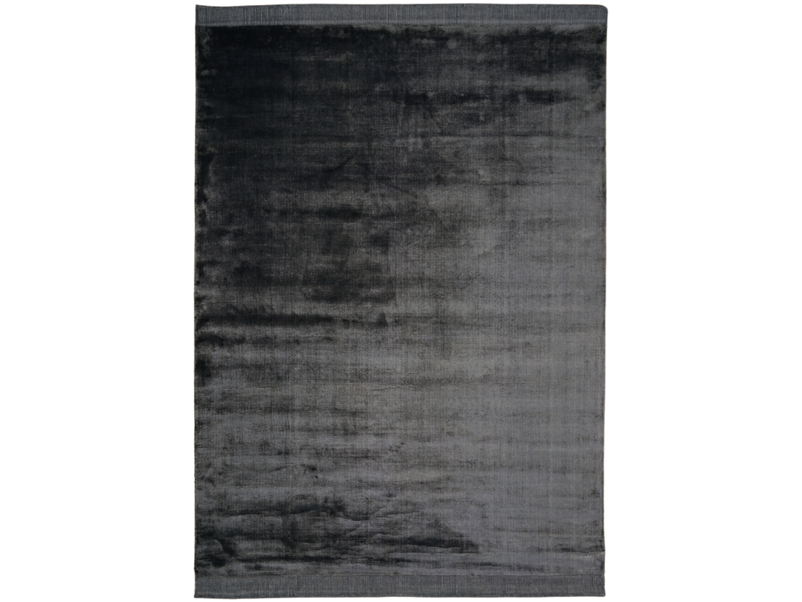 Consilio Concept Alfombra De Viscosa De Bambú Tejida A Mano Bamboo 200x290 Cm Antracita