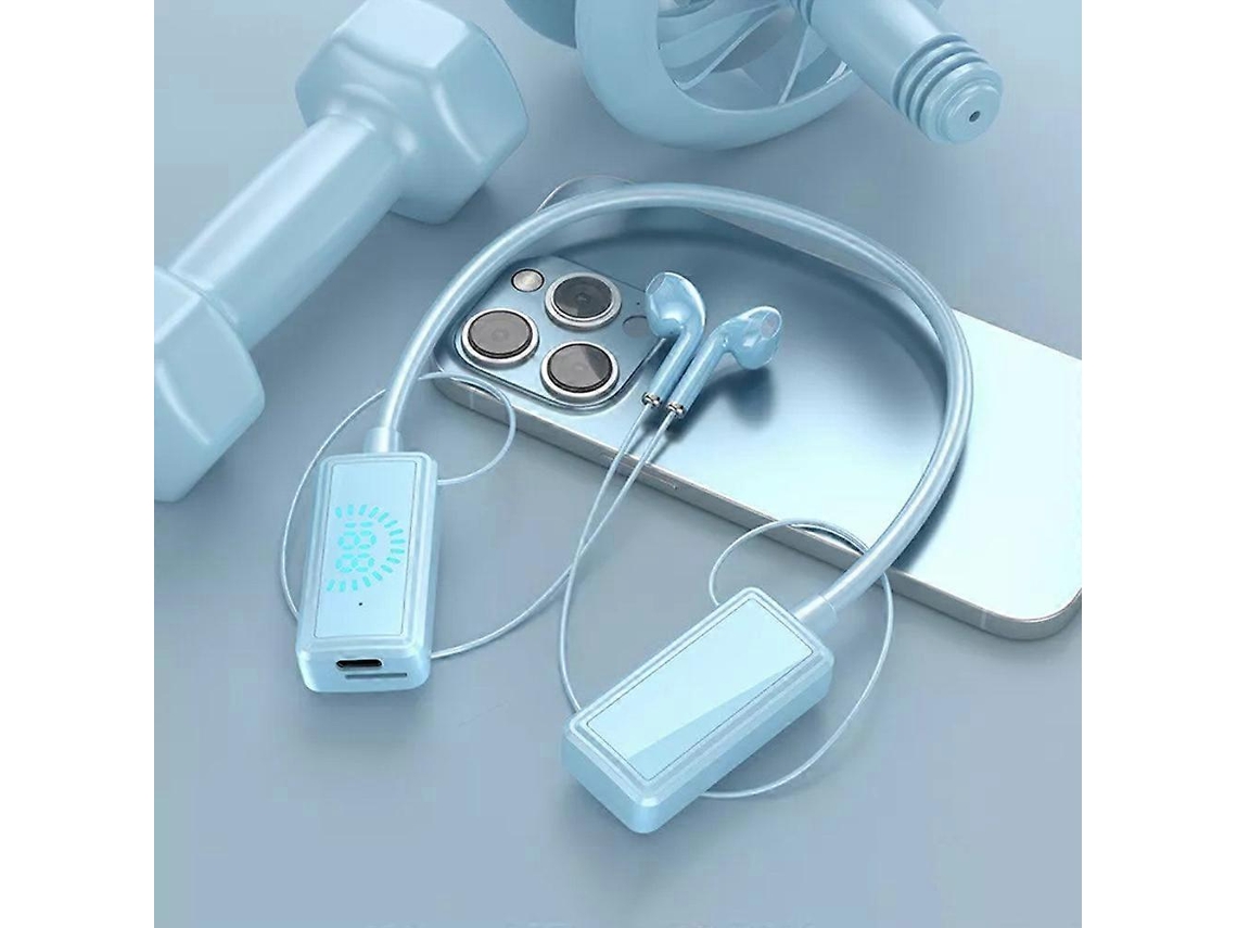 Auriculares inalámbricos Bluetooth con banda para el cuello impermeable y pantalla Ly Ebike