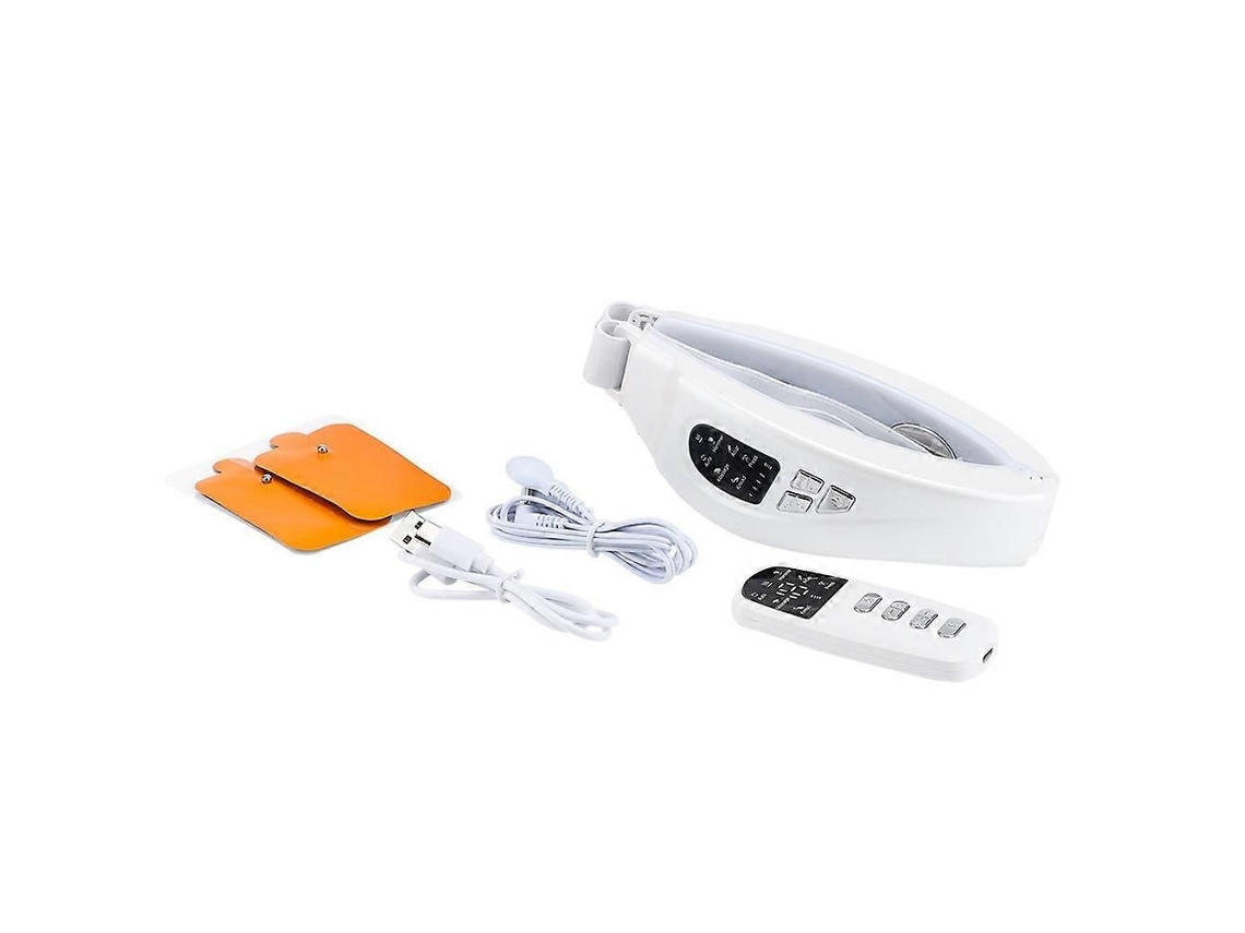 Masajeador facial en forma de V con control remoto, dispositivo de terapia de luz con microcorriente EMS, 18 niveles, masaje facial. GOKOCO