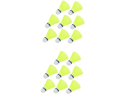 Volantes con forma de gallo con luces LED para bádminton escolar SFUSHOS