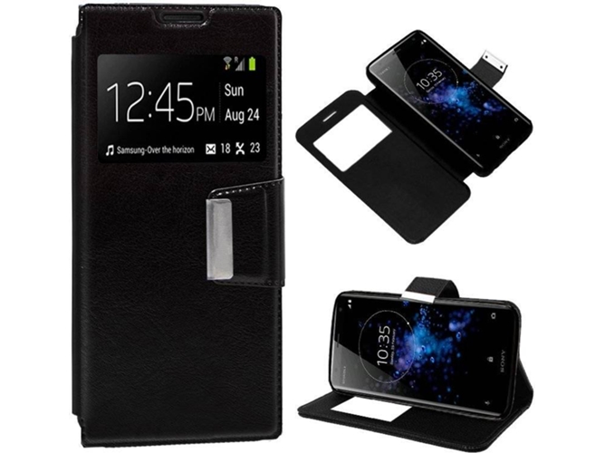 Funda Sony Xperia XZ2 COOL Flip Negro