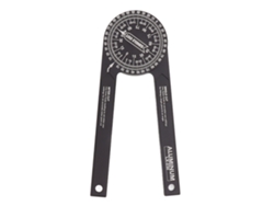 Transportador De Ángulos De Aluminio Para Sierra Ingletadora Con 2 Escalas Láser, Buscador De Ángulos Preciso Para Carpinteros.