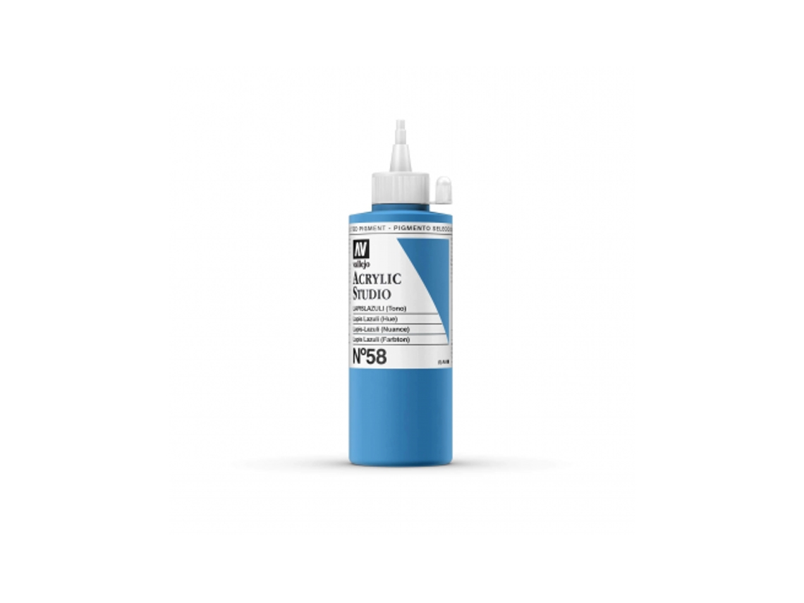 Pintura Acrilica Vallejo Studio 200 Ml (58 Lapislazuli)