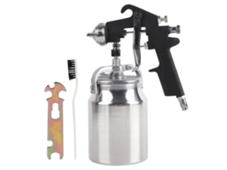 Pistola De Pintura Neumática Pq-2 Para Automóviles Con Depósito De Acero Inoxidable Y Boquilla De 2,0 Mm.