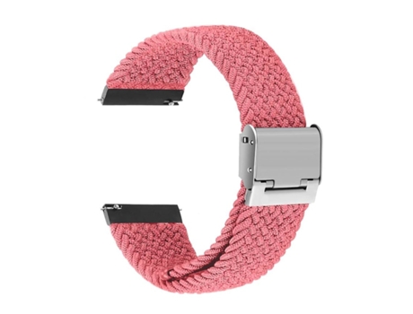 Pulsera Solo Loop Trenzada Ajustable para Amazfit T-Rex 2 Rosa VEANXIN