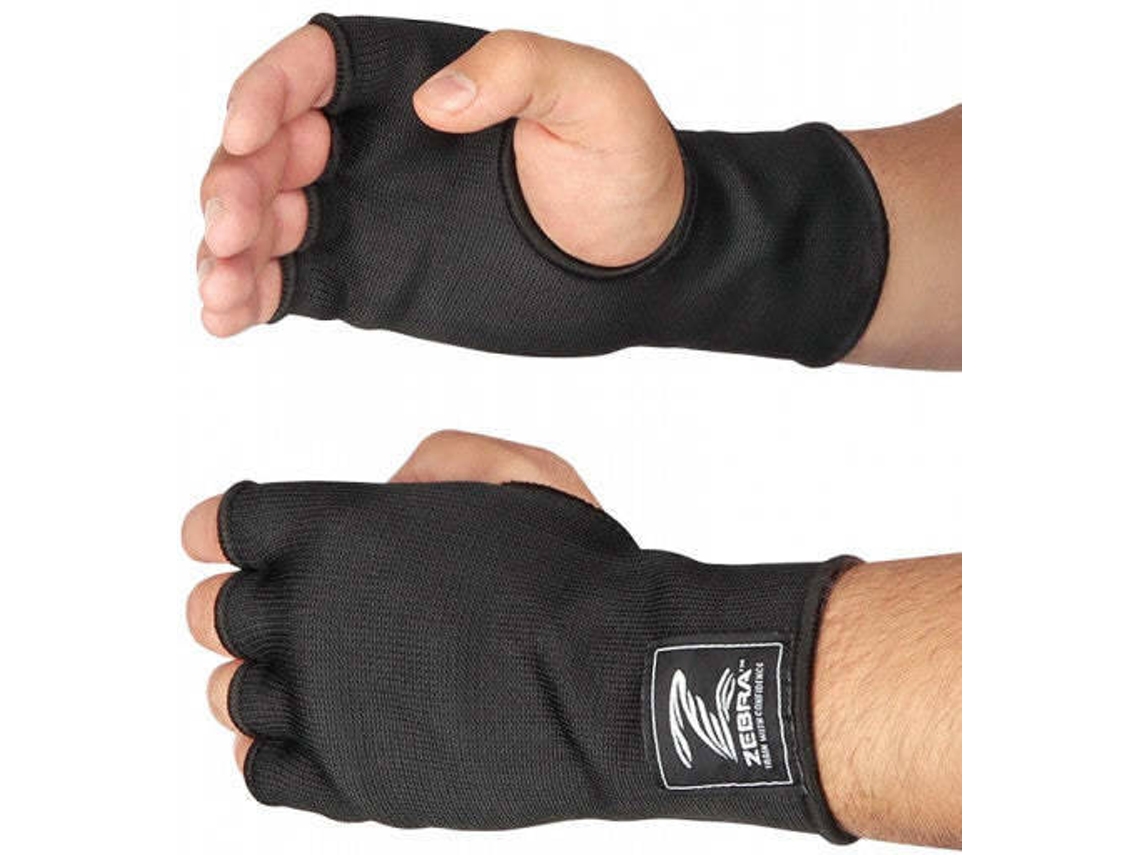 Guantes De Combate ZEBRA  (Negro - L-XL)